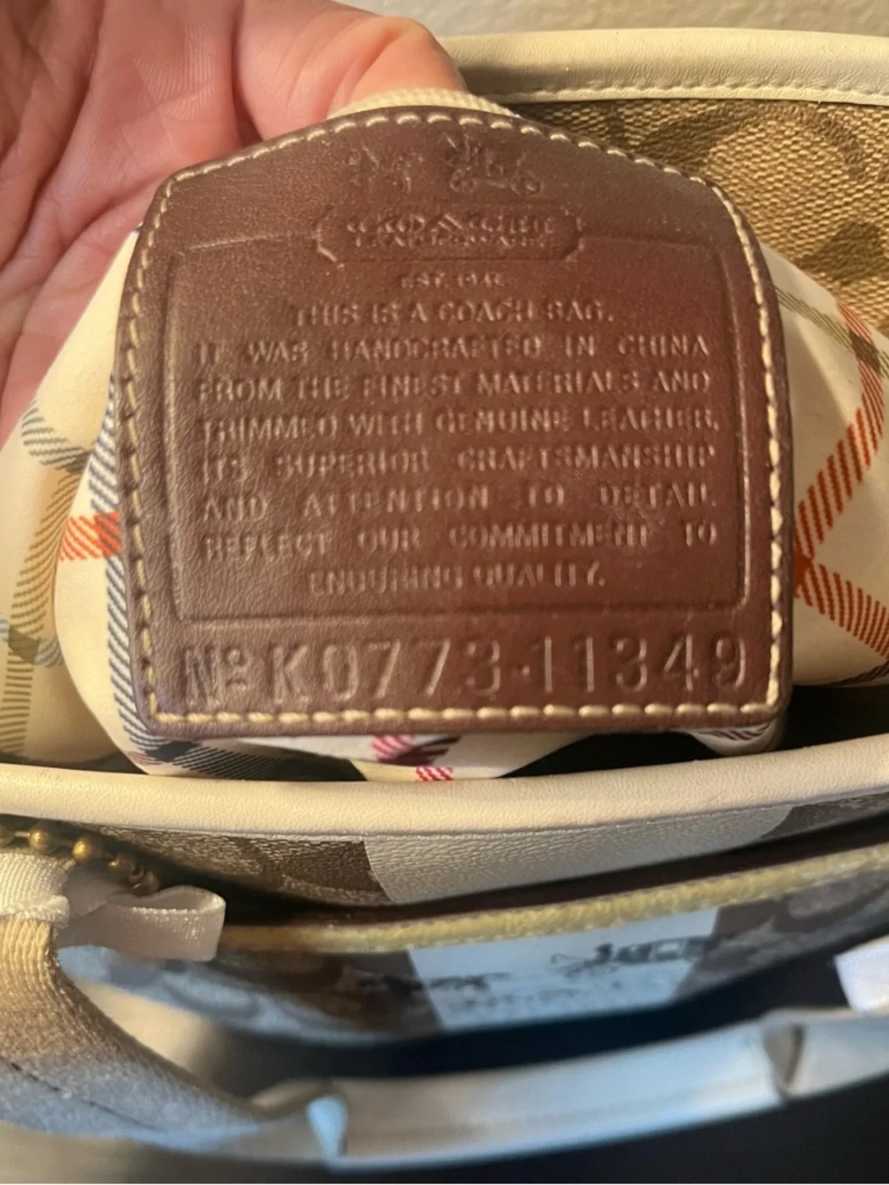 Coach Heritage Stripe Tote - Picture 17 of 17